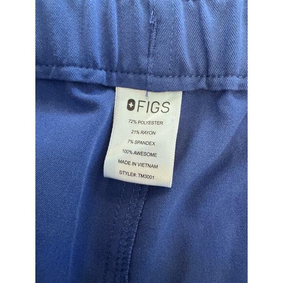 FIGS Cairo Cargo Scrub Pants Royal Blue Straight Leg Men's Size Large - Picture 6 of 7